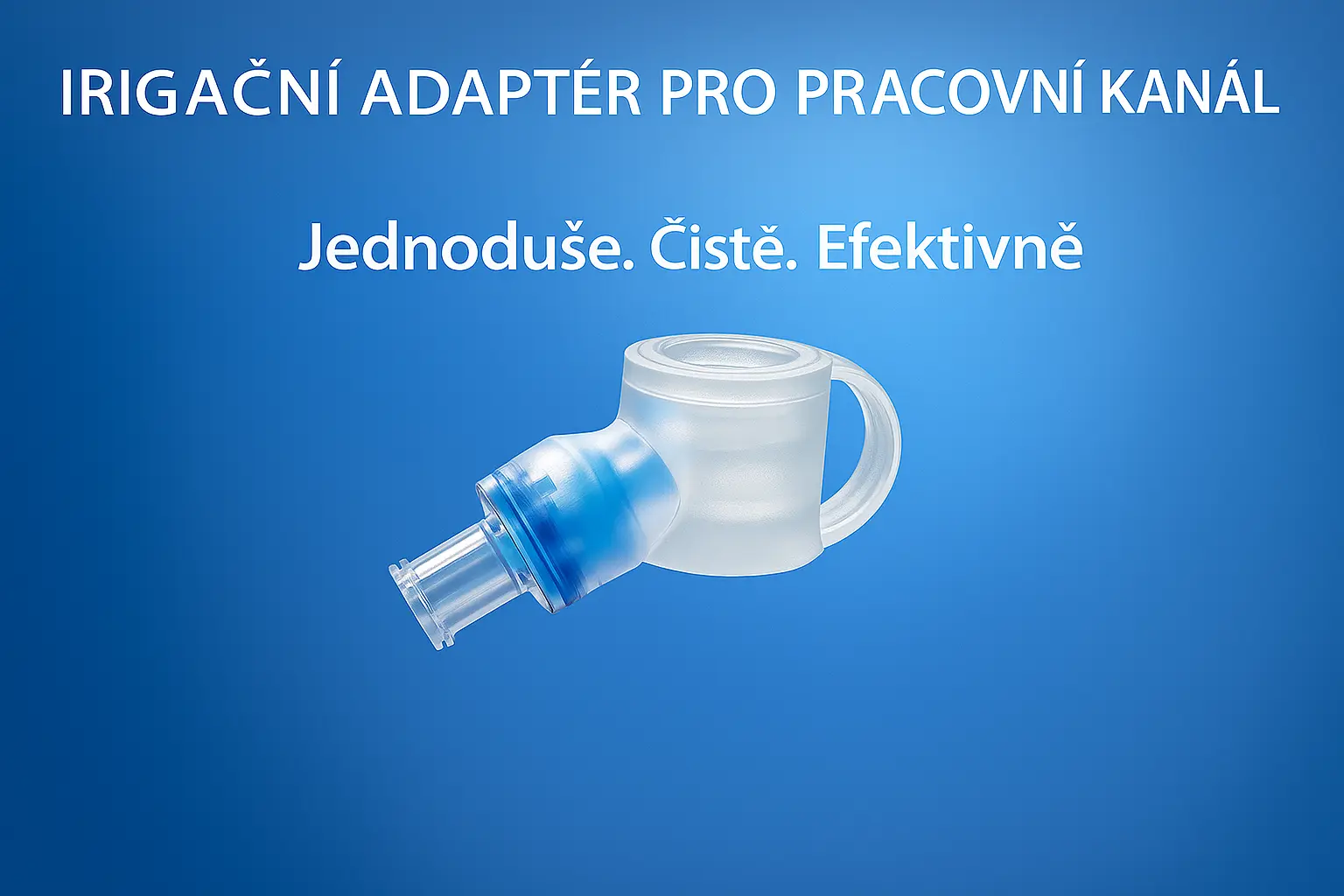 Irigační adaptér pro pracovní kanál